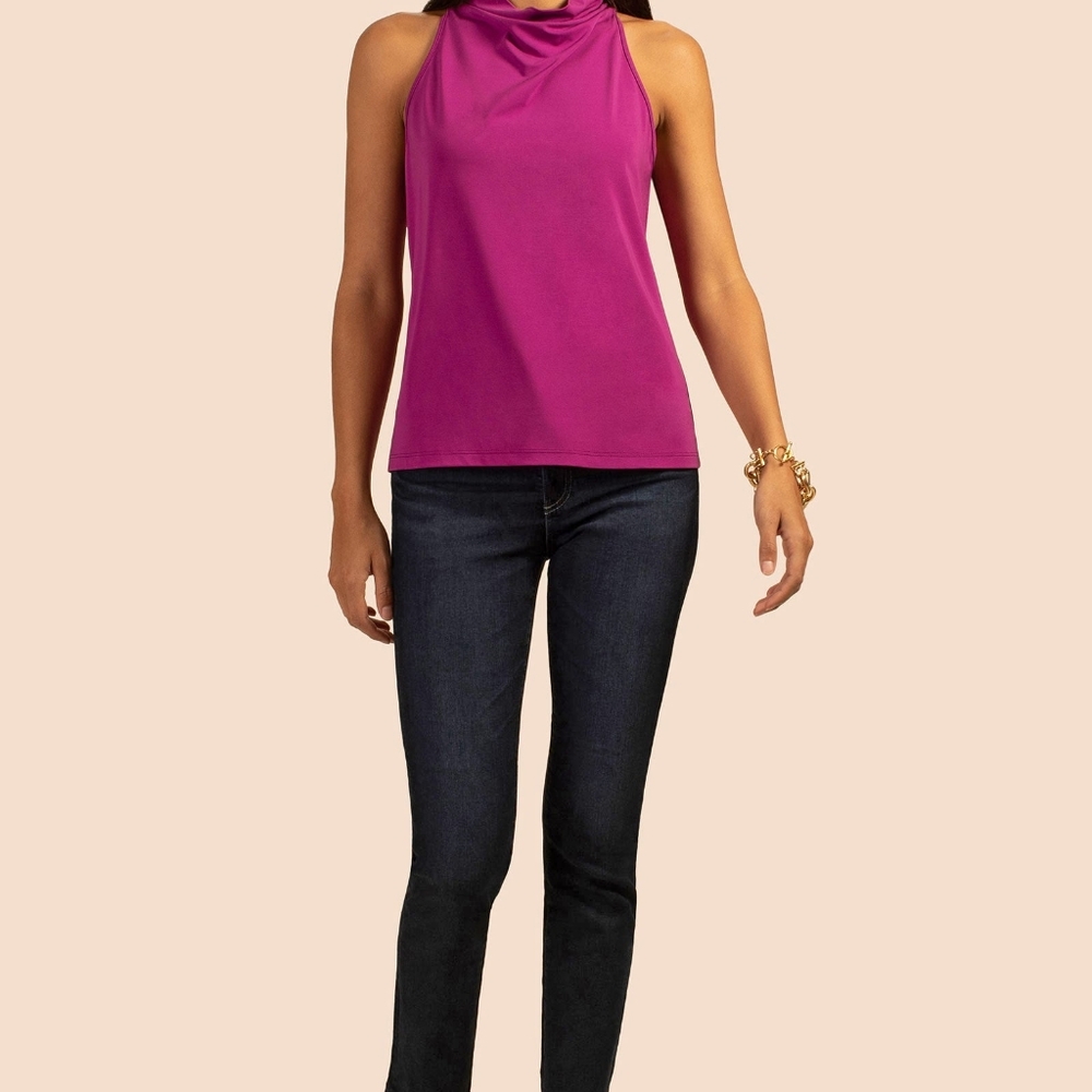 Trina Turk Extraordinary Top in Vivid Viola